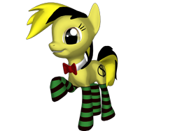 Size: 2000x1500 | Tagged: safe, anonymous artist, derpibooru import, oc, oc:leslie fair, pony, /mlpol/, 3d, clothes, game, gmod, ragdoll, socks, striped socks