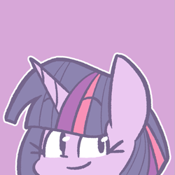 Size: 755x755 | Tagged: safe, artist:typhwosion, derpibooru import, twilight sparkle, chibi, female, mare, smiling