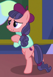 Size: 306x441 | Tagged: safe, derpibooru import, screencap, raspberry beret, horse play, bipedal, cropped, standing