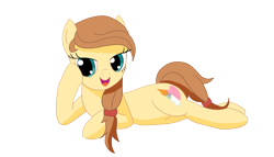 Size: 3500x2000 | Tagged: safe, artist:archooves, derpibooru import, oc, oc:cream heart, earth pony, pony, lying, simple background, solo, transparent background, vector