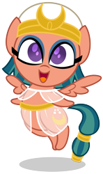 Size: 1530x2579 | Tagged: safe, artist:aleximusprime, derpibooru import, somnambula, pegasus, pony, chibi, clothes, cute, female, flying, mare, see-through, simple background, solo, somnambetes, transparent background