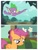 Size: 3106x4096 | Tagged: safe, derpibooru import, screencap, scootaloo, spike, dragon, pegasus, pony, molt down, everyone but scootaloo can fly, female, filly, male, sad, scootaloo can't fly, winged spike