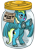 Size: 930x1274 | Tagged: safe, artist:dawnallies, derpibooru import, part of a series, part of a set, oc, oc only, pegasus, pony, blue, blushing, cheeks, cutie mark, don't tap the pony in the jar, falling, fluffy, freefall, glass, green, grumpy, hooves, jar, lid, lightning, male, plastic, pony in a bottle, simple background, solo, stuck, transparent background, trapped, upset, white, yell, yelling, yin-yang