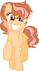 Size: 236x430 | Tagged: safe, artist:cookie-dolls, derpibooru import, oc, oc only, oc:confetti cake, earth pony, pony, base used, female, mare, offspring, parent:cheese sandwich, parent:pinkie pie, parents:cheesepie, simple background, smiling, solo, transparent background