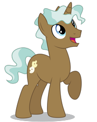 Size: 3951x4998 | Tagged: safe, artist:dragonchaser123, derpibooru import, clever musings, pony, unicorn, marks for effort, absurd resolution, background pony, friendship student, looking up, male, open mouth, raised hoof, simple background, solo, stallion, transparent background, vector