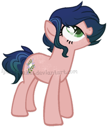 Size: 544x652 | Tagged: safe, artist:ipandacakes, oc, oc only, oc:everfree sparkle, earth pony, pony, female, mare, offspring, parent:sci-twi, parent:timber spruce, parent:twilight sparkle, parents:timbertwi, simple background, solo, transparent background