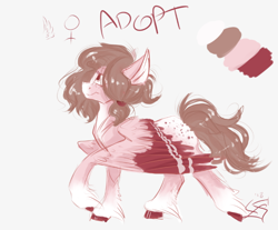 Size: 650x539 | Tagged: safe, artist:scootiegp, derpibooru import, oc, oc only, pegasus, pony, adoptable, adoption, advertisement, female, mare, messy mane