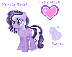 Size: 1500x1200 | Tagged: safe, artist:sugaryicecreammlp, derpibooru import, oc, oc:purple heart, pony, unicorn, female, heart, mare, reference sheet, simple background, solo, transparent background