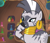 Size: 577x492 | Tagged: safe, derpibooru import, screencap, zecora, pony, zebra, molt down, boop, cropped, cute, discovery family logo, female, glimmerposting, self-boop, smiling, solo, zecora's hut, zecorable, zecoraposting