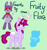 Size: 1024x1089 | Tagged: safe, artist:tomboygirl45, derpibooru import, oc, oc:fruity flare, pony, unicorn, baby, baby pony, colt, diaper, five nights at freddy's, magical lesbian spawn, male, offspring, parent:pinkie pie, parent:twilight sparkle, parents:twinkie, plush bunny, reference sheet, solo