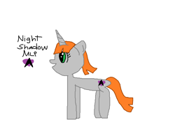 Size: 1200x888 | Tagged: safe, artist:nightshadowmlp, derpibooru import, oc, oc:night shadow, unicorn, cutie mark, simple background, text