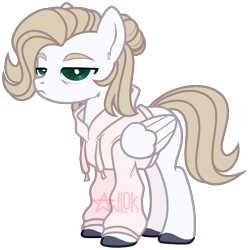 Size: 2455x2462 | Tagged: safe, artist:kazanzh, derpibooru import, oc, pegasus, pony, clothes, female, high res, hoodie, mare, simple background, solo, transparent background