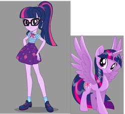 Size: 720x655 | Tagged: safe, derpibooru import, editor:spike fancy, sci-twi, twilight sparkle, twilight sparkle (alicorn), alicorn, pony, better together, equestria girls, my little pony: the movie, female, geode of telekinesis, looking at you, mare, twolight