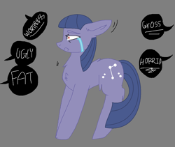 Size: 1008x850 | Tagged: safe, artist:mlp-lolada, derpibooru import, oc, oc only, oc:cosmia nebula, base used, bully, bullying, crying, sad, solo, this will end in school shooting, verbal abuse