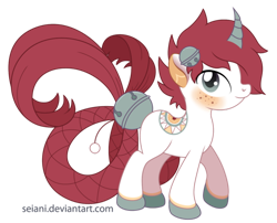 Size: 600x484 | Tagged: safe, artist:seiani, derpibooru import, oc, oc:darcy, original species, pony, male, simple background, solo, transparent background