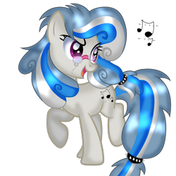 Size: 2048x2048 | Tagged: safe, artist:doraeartdreams-aspy, derpibooru import, oc, oc only, oc:musical notes, earth pony, pony, glasses, magical lesbian spawn, music notes, next generation, offspring, parent:octavia melody, parent:vinyl scratch, parents:scratchtavia, simple background, solo, transparent background