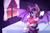 Size: 1350x900 | Tagged: safe, artist:scarlet-spectrum, derpibooru import, oc, oc only, bat pony, pony, :p, bat pony oc, bat wings, bed, clothes, commission, cute, digital art, female, mare, ocbetes, one eye closed, signature, silly, socks, solo, striped socks, tongue out, window, wink