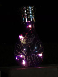 Size: 1000x1333 | Tagged: safe, artist:malte279, derpibooru import, twilight sparkle, twilight sparkle (alicorn), alicorn, glass engraving, light bulb