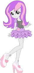 Size: 1000x2182 | Tagged: safe, derpibooru import, oc, oc:amethyst lullaby, equestria girls, equestria girls-ified, high heels, shoes, simple background, solo, transparent background