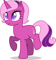 Size: 6264x6778 | Tagged: safe, artist:illumnious, derpibooru import, oc, oc:flares midnight, pony, unicorn, absurd resolution, female, looking up, mare, raised hoof, simple background, solo, transparent background, vector