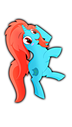 Size: 2032x3612 | Tagged: safe, artist:kaminakat, derpibooru import, oc, oc only, oc:kammy, pony, unicorn, blushing, female, mare, open mouth, simple background, smiling, solo, transparent background