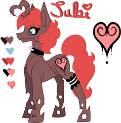 Size: 1888x1927 | Tagged: safe, artist:breeoche, oc, oc only, oc:suki, changeling, hybrid, unicorn, changeling oc, femboy, male, red changeling, reference sheet