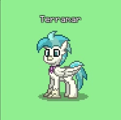 Size: 839x828 | Tagged: safe, derpibooru import, terramar, hippogriff, pony, pony town, solo