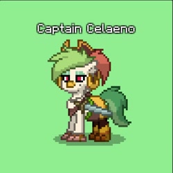 Size: 836x836 | Tagged: safe, artist:venombronypl, derpibooru import, captain celaeno, pony, my little pony: the movie, ponified, pony town