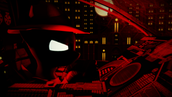 Size: 3840x2160 | Tagged: safe, artist:dj-chopin, mare do well, pony, 3d, batman, batman beyond, city, crossover, skyscraper