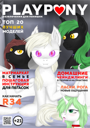 Size: 3508x4962 | Tagged: safe, artist:silviawing, derpibooru import, oc, oc only, oc:albi light wing, oc:kika, bat pony, changeling, albino, albino changeling, bat pony oc, collar, female, green changeling, green hair, group, horn, male, mare, nightpony, pillow, purple eyes, sofa, stallion, translated in the comments, white hair, white skin