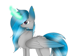 Size: 1024x810 | Tagged: safe, artist:leyume, oc, oc only, oc:roxanna, alicorn, pony, alicorn oc, female, glowing horn, mare, simple background, solo, transparent background