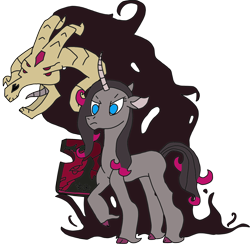 Size: 2136x2105 | Tagged: safe, artist:supahdonarudo, derpibooru import, fhtng th§ ¿nsp§kbl, oleander, classical unicorn, unicorn, them's fightin' herds, cloven hooves, community related, curved horn, fred, leonine tail, open mouth, raised hoof, simple background, transparent background, unicornomicon, unshorn fetlocks