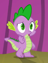 Size: 536x708 | Tagged: safe, derpibooru import, screencap, spike, dragon, horse play, claws, cropped, solo