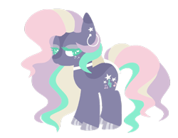 Size: 1024x796 | Tagged: safe, artist:chococakebabe, derpibooru import, oc, oc:harmony star (chococakebabe), earth pony, pony, female, lineless, mare, simple background, solo, transparent background