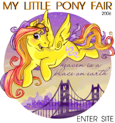 Size: 467x500 | Tagged: safe, derpibooru import, pegasus, pony, g3, flying, happy, logo, my little pony, simple background, toy fair, transparent background