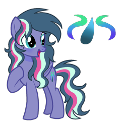 Size: 1152x1192 | Tagged: safe, artist:thesmall-artist, derpibooru import, oc, oc:aqua smooth, pegasus, pony, female, mare, offspring, parent:sky stinger, parent:twilight sparkle, parents:skylight, simple background, solo, transparent background