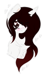 Size: 489x768 | Tagged: safe, artist:electricaldragon, derpibooru import, oc, oc:taya, pony, unicorn, bust, chest fluff, female, heart eyes, mare, portrait, simple background, solo, transparent background, wingding eyes