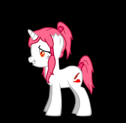 Size: 1818x1781 | Tagged: safe, oc, oc only, oc:crimson prose, pony, unicorn, pony creator, female, pigtails, tail wrap