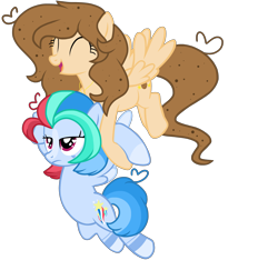 Size: 3610x3377 | Tagged: safe, artist:chococakebabe, derpibooru import, oc, oc only, oc:cookie star, oc:star paste, pegasus, pony, base used, female, high res, mare, simple background, transparent background