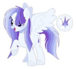 Size: 517x472 | Tagged: safe, artist:6-fingers-lover, derpibooru import, oc, oc only, oc:smooth blue, pegasus, pony, female, magical lesbian spawn, mare, offspring, parent:rainbow dash, parent:twilight sparkle, parents:twidash, simple background, solo, transparent background