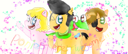 Size: 1006x427 | Tagged: safe, artist:allyprincessgirl101, derpibooru import, pony, ponified, simple background