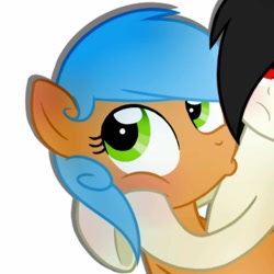 Size: 1000x1000 | Tagged: safe, derpibooru import, oc, oc:lan wu, oc:文毛, earth pony, pony, duckface