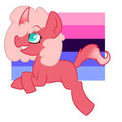 Size: 3000x3000 | Tagged: safe, artist:sketchthepony13, derpibooru import, oc, oc only, oc:venus, omnisexual, omnisexual pride flag, pride, pride month, simple background, solo, transparent background