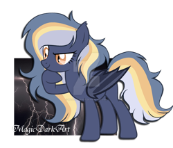 Size: 1024x871 | Tagged: safe, artist:magicdarkart, derpibooru import, oc, oc only, bat pony, pony, base used, female, mare, simple background, solo, transparent background, watermark