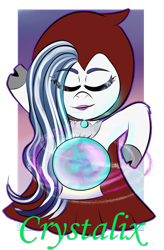 Size: 1024x1561 | Tagged: safe, artist:artyanas-workshop, derpibooru import, oc, oc only, commission, crystal ball, simple background, solo, sticker design, transparent background