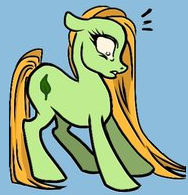 Size: 188x195 | Tagged: artist needed, source needed, safe, derpibooru import, edit, earth pony, pony, cornelia hale, cutie mark, earth, female, leaf, mare, ponified, simple background, solo, w.i.t.c.h.