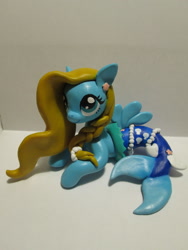 Size: 1024x1365 | Tagged: safe, artist:earthenpony, derpibooru import, oc, pony, seapony (g4), custom, female, irl, photo, sculpture, solo, traditional art