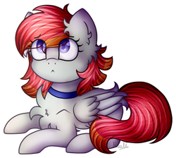 Size: 2165x1939 | Tagged: safe, artist:rooliarts, derpibooru import, oc, oc only, oc:arian blaze, chest fluff, collar, simple background, solo, transparent background