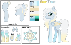 Size: 4076x2600 | Tagged: safe, artist:cindydreamlight, derpibooru import, oc, oc:star frost, pegasus, pony, female, mare, reference sheet, simple background, solo, transparent background, two toned wings