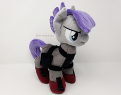 Size: 1000x789 | Tagged: safe, artist:hipsterowlet, derpibooru import, maud pie, pony, alternate timeline, apocalypse maud, crystal war timeline, irl, photo, plushie, solo